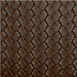 Custom Apple Basket Weave Brown Seat Cover